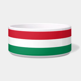 Hongaarse vlag Pet Bowl Voerbakje