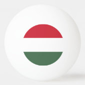 Hongaarse vlag pingpongbal (Voorkant)
