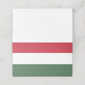 Hongaarse vlag plaatskaartje (Buitenkant ongevouwen)