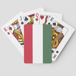 Hongaarse vlag pokerkaarten