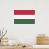 Hongaarse vlag poster (Keuken)