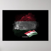 Hongaarse vlag poster (Voorkant)