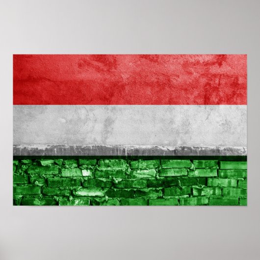 Hongaarse vlag poster (Voorkant)