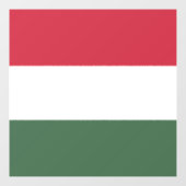 Hongaarse vlag raamsticker (Vel)