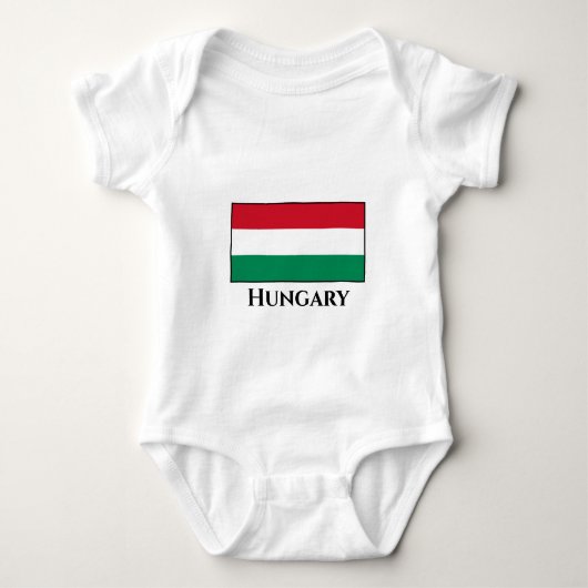 Hongaarse vlag romper (Voorkant)