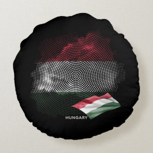 Hongaarse vlag rond kussen