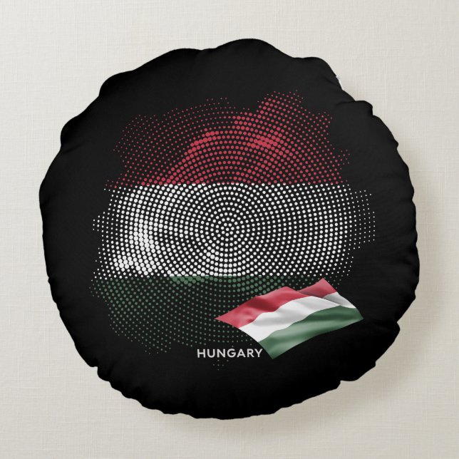 Hongaarse vlag rond kussen (Achterkant)