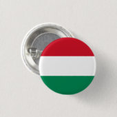 Hongaarse vlag ronde button 3,2 cm (Voorkant /achterkant)
