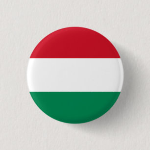 Hongaarse vlag ronde button 3,2 cm