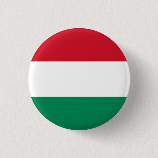 Hongaarse vlag ronde button 3,2 cm (Voorkant)