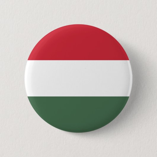 Hongaarse vlag ronde button 5,7 cm (Voorkant)