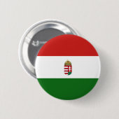 Hongaarse vlag ronde button 5,7 cm (Voorkant /achterkant)