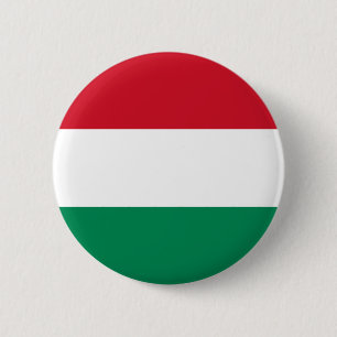 Hongaarse vlag ronde button 5,7 cm