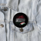 Hongaarse vlag ronde button 7,6 cm (In situ)