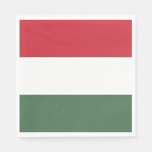 Hongaarse vlag servet (Voorkant)