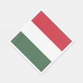 Hongaarse vlag servet (Hoek)