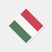 Hongaarse vlag servet (Hoek)