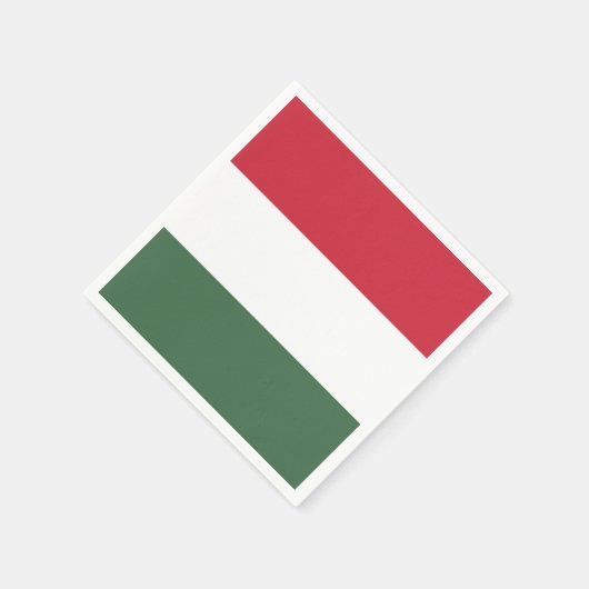 Hongaarse vlag servet (Hoek)