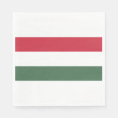 Hongaarse vlag servet (Voorkant)