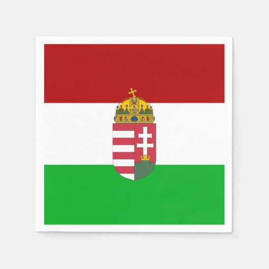 Hongaarse vlag servet (Voorkant)