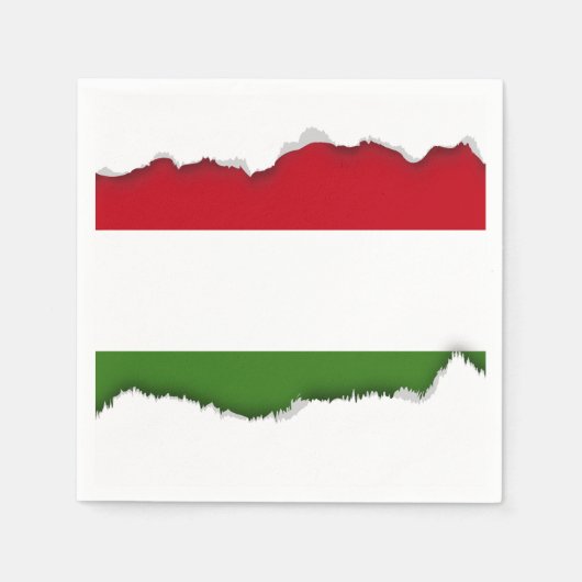 Hongaarse vlag servet (Voorkant)