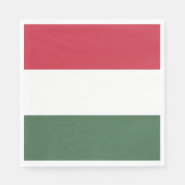 Hongaarse vlag servet (Voorkant)