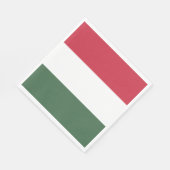 Hongaarse vlag servet (Hoek)