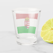 Hongaarse vlag shot glas (Achterkant)