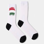 Hongaarse vlag sokken (Rechts)