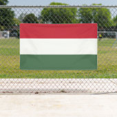 Hongaarse vlag spandoek (Insitu)