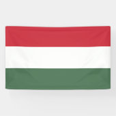 Hongaarse vlag spandoek (Horizontaal)
