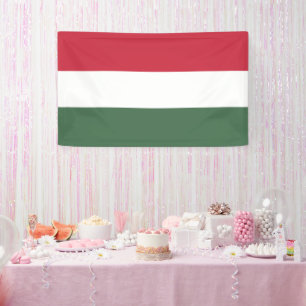Hongaarse vlag spandoek
