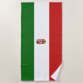 Hongaarse vlag strandlaken (Voorkant)
