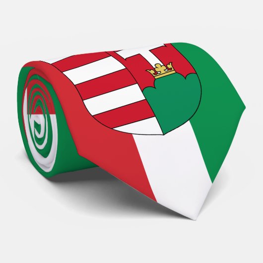 Hongaarse vlag stropdas (Opgerold)