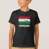 Hongaarse vlag t-shirt (Voorkant)