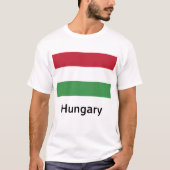 Hongaarse vlag t-shirt (Voorkant)