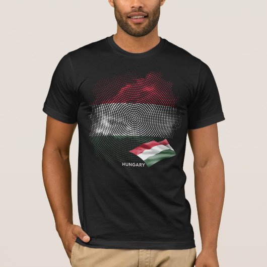 Hongaarse vlag t-shirt (Voorkant)