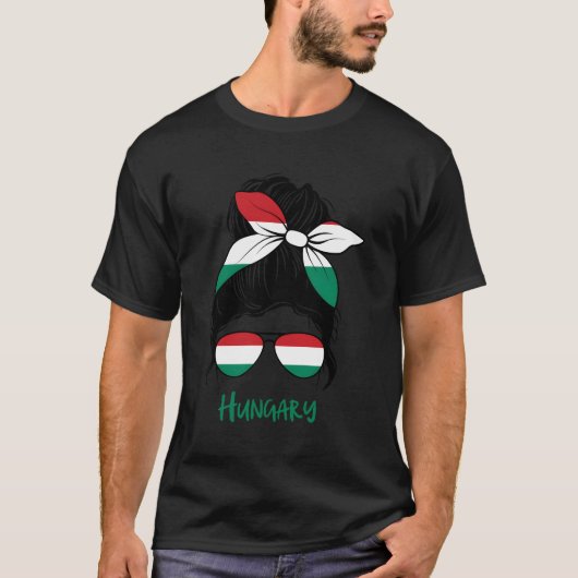 Hongaarse vlag t-shirt (Voorkant)
