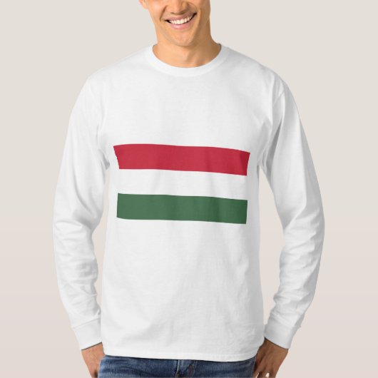 Hongaarse vlag t-shirt (Voorkant)