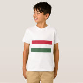 Hongaarse vlag t-shirt (Voorkant volledig)