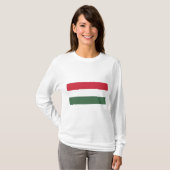Hongaarse vlag t-shirt (Voorkant volledig)