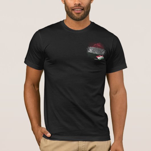 Hongaarse vlag t-shirt (Voorkant)