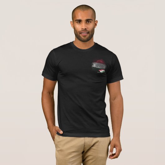 Hongaarse vlag t-shirt (Voorkant volledig)