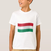 Hongaarse vlag t-shirt (Voorkant)