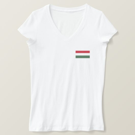Hongaarse vlag t-shirt (Design voorkant)