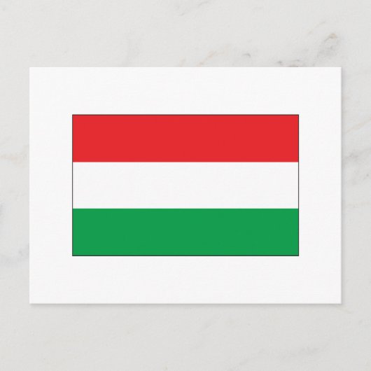 Hongaarse vlag T-shirts en cadeaus Briefkaart (Voorkant)