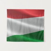 Hongaarse vlag tapestry wandkleed (Voorkant (horizontaal))