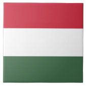 Hongaarse vlag tegeltje (Voorkant)
