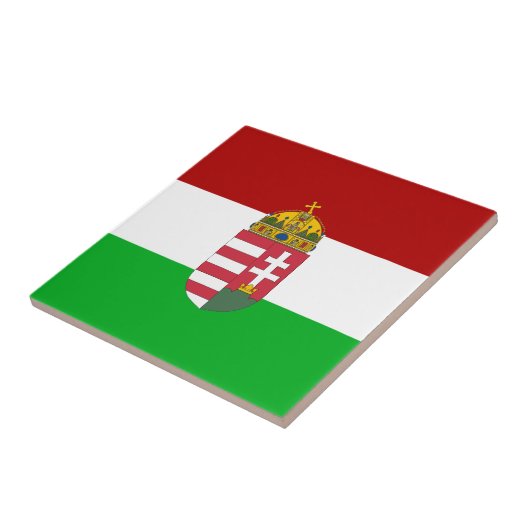 Hongaarse vlag tegeltje (Zijkant)