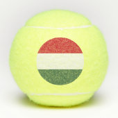 Hongaarse vlag tennisballen (Voorkant)